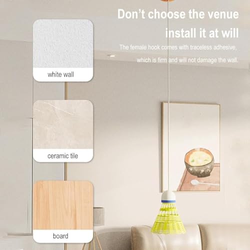 Optifit® Badminton Rebound Trainer Hanging Badminton Trainer with String Badminton Racket Swing Trainer Bouncing Back Self-Playing Line Trainer for Kids X3 Optifit® Badminton Rebound Trainer Hanging Badminton Trainer with String Badminton Racket Swing Trainer Bouncing Back Self-Playing Line Trainer for Kids X3